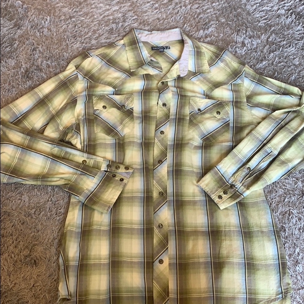 Mens XXL long-sleeve button down